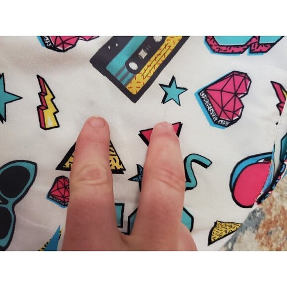 Take Me Back To The 90s Shirt Womens Size 2X Button Up White 90s Retro - Picture 5 of 9